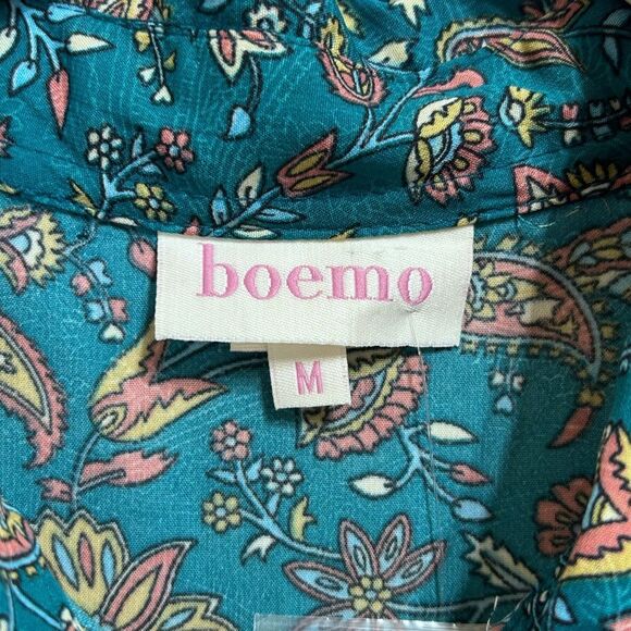 Anthropologie/Boemo Floral Boho Belted Maxi Dress - Picture 5 of 8